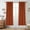 Burnt Orange, variant on DriftAway 100% Blackout Linen Curtains for Bedroom 63 Inches Long Farmhouse Thermal Insulated 3 Inch Rod Pocket Back Tab Full Light Blocking 2 Panels for Living Room Nursery