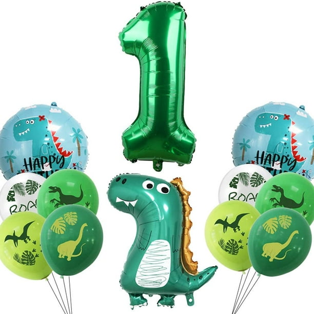 Ensemble de ballons d'anniversaire dinosaures pour garçon