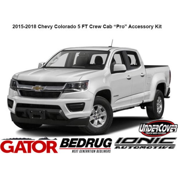 Gator Pro Accessory Kit Fits 2015 2018 Chevy Colorado Canyon Crew Cab 5 Ft Bed Gator Sr1 Roll Up Tonneau Cover Ionic 5 Nerf Bars Bedrug Impact Bed Mat Undercover Swing Case Nbsp