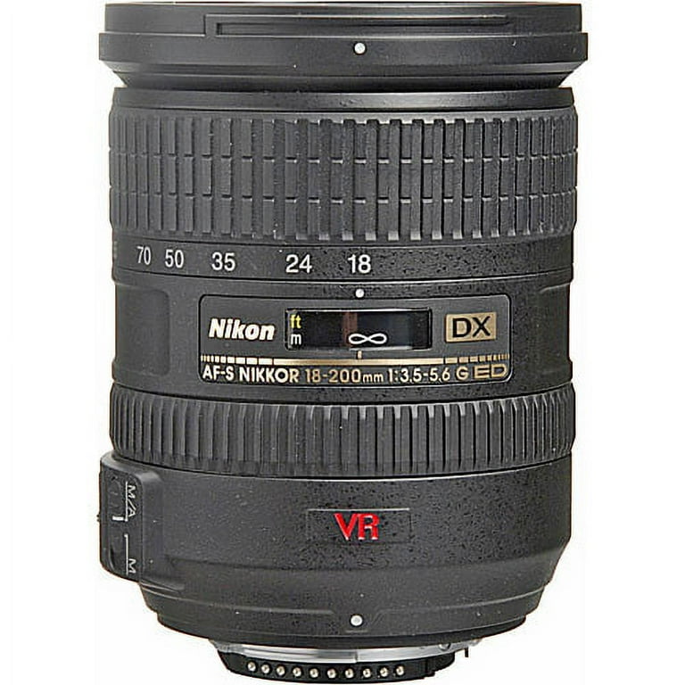 Nikon 18-200mm f/3.5-5.6G ED VR II Zoom AF-S DX NIKKOR Lens