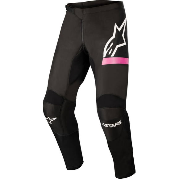 Pantalón Alpinestars Stella Fluid Chaser negro/rosa fluo talla 30