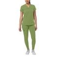 thumbnail image 1 of Adar Pro Movement Booster Scrub Set For Women - Sweetheart V-Neck Scrub Top & Yoga Jogger Scrub Pants, 1 of 7