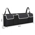 thumbnail image 3 of Large Car Organizer for Suv Trunk, Foldable Boot Organiser Car Back Seat Hanging Pouch Storage Bags with Adjustable Straps, 3 of 10