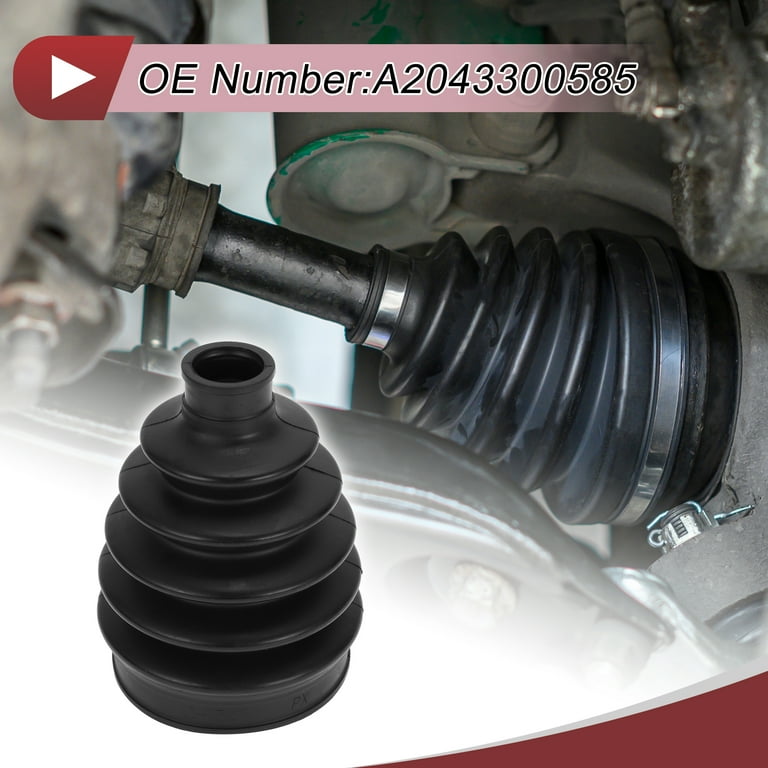 Unique Bargains No.A2043300585 Outer CV Joint Boot Kit w/ Clamps