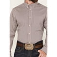 thumbnail image 3 of Cody James Men's Rowdy Plaid Print Long Sleeve Button-Down Western Shirt Tall - CJFA23W76-TAN-T XX- Tall, 3 of 4