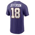 thumbnail image 3 of Men's Nike Justin Jefferson Purple Minnesota Vikings Classic Player Name & Number T-Shirt, 3 of 3