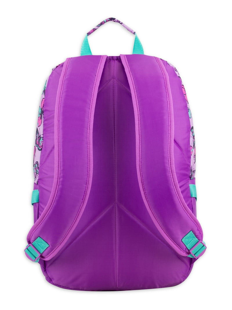 Fuel Unisex Multipocket Backpack - Purple Butterfly Print  display picture 1