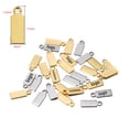 thumbnail image 1 of 50-200pcs Customized Custom Laser Engrave Name LOGO Stainless Steel Personalized Necklace Extend Chain Tail Tag Jewelry Charm, 1 of 5