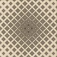 thumbnail image 1 of Ahgly Company Machine Washable Indoor Square Transitional Coffee Brown Area Rugs, 6' Square, 1 of 7