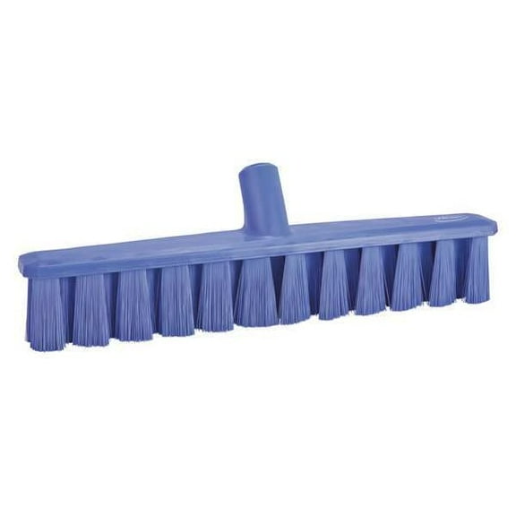 Vikan 15 1/4 in Sweep Face Broom Head, Medium, Synthetic, Purple 31738