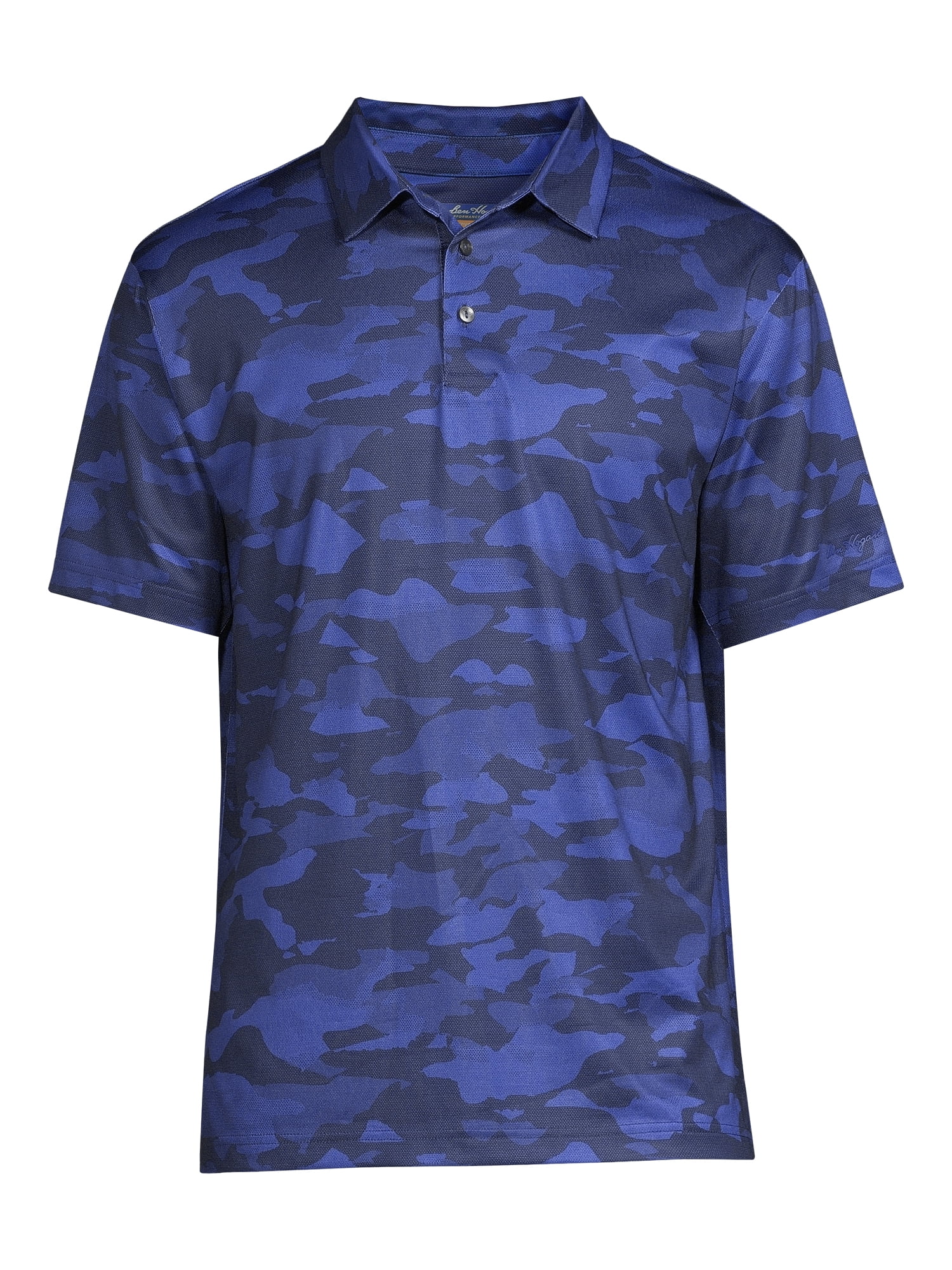 Continu verbergen impliceren Ben Hogan Men's and Big Men's Camouflage Golf Polo Shirt with Short  Sleeves, Sizes S-5XL - Walmart.com