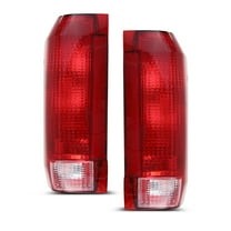PIT66 Tail Lights Fit for Ford F150 Bronco 1990-1996 /Fit F250 F350 1990-1997 Left Driver And Right Passenger Side