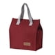 thumbnail image 1 of Fiambrera para mujeres y hombres, bolsa reutilizable para el almuerzo, bolsa enfriadora, bolsa refrigeradora para el almuerzo a prueba de fugas para borgoña, 1 of 8