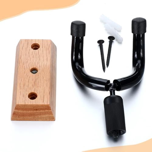 WLIKKS Crossbow Hanger for Wall Vertical Gun Rack Wall Mount Hardwood Gun Holder Compound Bow Hanger Holder Displays Rack Shotgun Hooks Rifle Storage Securely Holds Airsoft Firearm