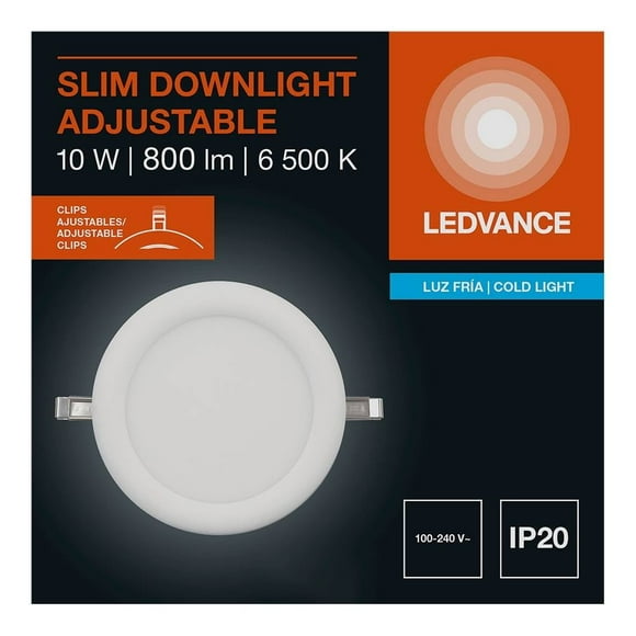 Luminaria Ledvance Slim Ajustable Luz Fría