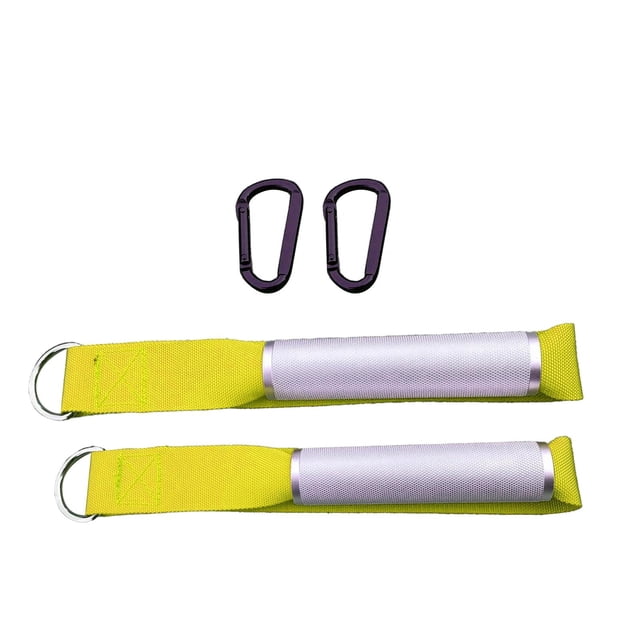 2 mangos para gimnasio shamjiam herramienta de entrenamiento barra de remo LAT amarillo