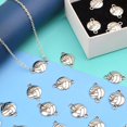 thumbnail image 7 of 50pcs Antique Silver Volleyball Charms Connectors Vintage Alloy Sport Theme Ball Pendants Links Craft Supplies for DIY Bracelet Jewelry Making Volleyball Players Gifts, 7 of 7