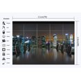 thumbnail image 2 of ABPHOTO Polyester 7x5ft Office Room Backdrop American New York City Business Street Night View Skyscraper French Sash Shining Lights Chair Desk Photography Background for Person Photo Studio Props, 2 of 3
