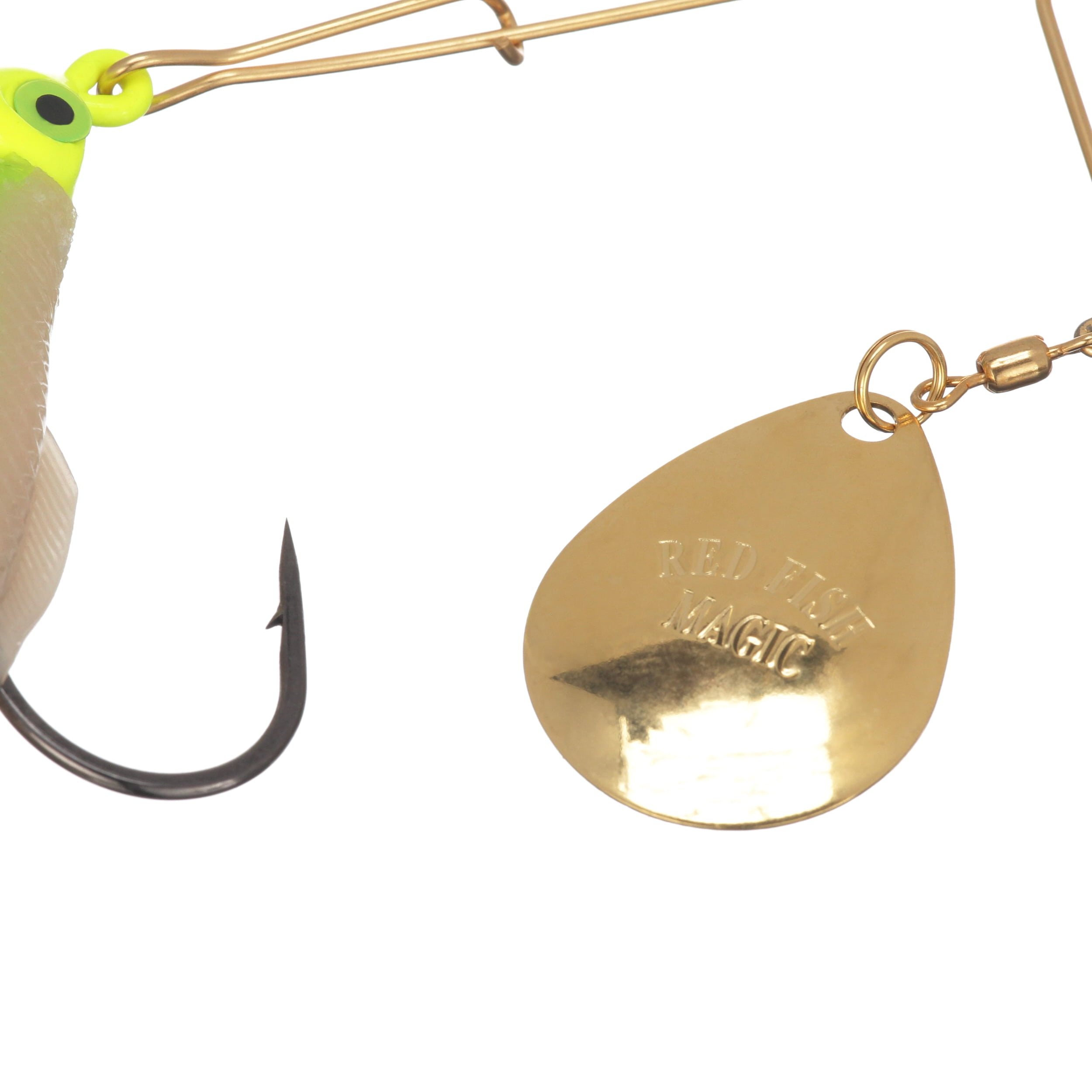 Strike King Redfish Magic 1/4 oz Spinnerbait Lure Chartreuse Electric Chicken