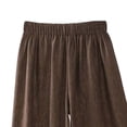 thumbnail image 5 of BUIGTTKLOP Pajamas Pants for Women Elastic High Waisted Lounge Pants Straight Wide Leg Sleep Pants, 5 of 6
