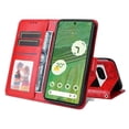 thumbnail image 3 of Funda tipo cartera GANGXUN para Google Pixel 7 , diseño girasol, cuero PU, soporte, cierre magnético, tarjetero, 3 of 5