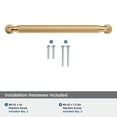thumbnail image 4 of Amerock Cowrie 6-5/16 inch (160mm) Center-to-Center Champagne Bronze Cabinet Pull, 4 of 6