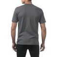 thumbnail image 2 of Pro Club Men's Comfort Cotton Short Sleeve Crew Neck T-Shirt - Graphite - XL, 2 of 5