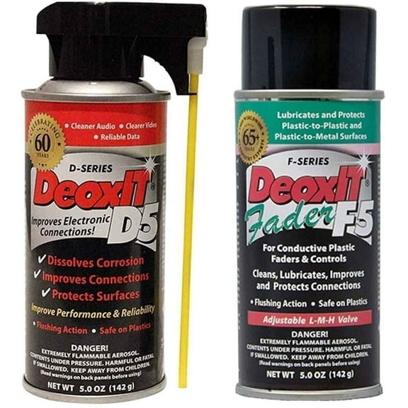 CAIG Laboratories, DeoxIT D5S6 Contact Cleaner   F5S-H6 FaderLube Bundle