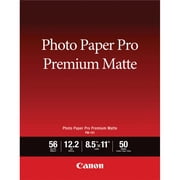 Canon PM1001LTR50 Photo Paper Pro Premium Matte 8.5x11 (50 Sheets)