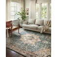 thumbnail image 3 of Loloi Saban SAB-01 Oriental Blue / Multi Area Rug 5'-3" x 5'-3" Round, 3 of 7