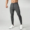 thumbnail image 2 of Manyulin Men's Tapered Jogger Pants with Zipper Pockets Slim Fit Sweatpants Athletic Workout Gym Fall Trendy Trouser, 2 of 6
