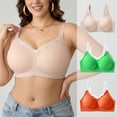 thumbnail image 6 of Stamzod Women's Plus Size Jelly Bra Push Up Seamless Bra No Underwire Wireless Supportive Bras for Women, 6 of 7