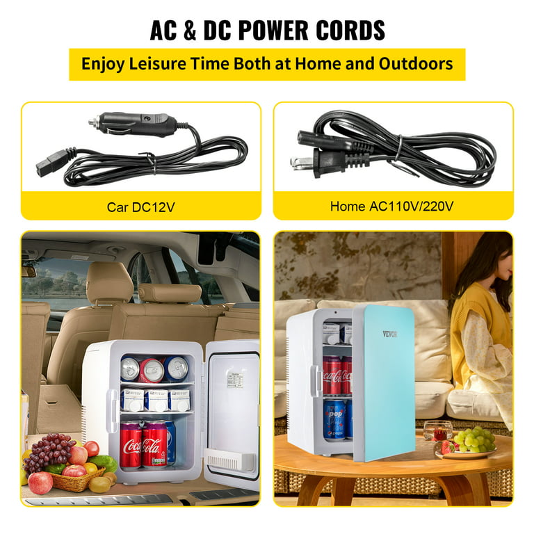 6L Portable Mini Fridge For Car Camping Traveling Cooler and Warmer  Skincare Beverage Small Refrigerator for Drinks Snacks Dorm - AliExpress