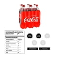 thumbnail image 2 of Refresco Coca Cola   sabor original 6 botellas de 1 l c/u, 2 of 4