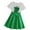 Z66Green, variant on Utlike Girls 2-Piece Outfit Sets Clothes Spring/Summer Children's Clothing New Children's Clothing Lace Sleeve Top Printed Half Skirt Set Girls Active Sets Size 7 Years-8 Years