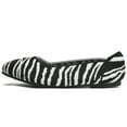 thumbnail image 2 of DADAWEN Women's Slip on Ballerina Flats Round Toe Textile Dress Shoes Comfortable Zebra Stripes 7US, 2 of 4