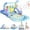 Blue, variant on WonderStone 5-in-1 Baby Gym Play Mat & Learning Walker, Activity Center with Portable Light-up Piano Panel for Toddlers Ages 0-3, Pink
