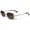 Brown, variant on Rimless Rectangle Metal Sunglasses Trendy Retro Sun Shades Fashion Frameless Tinted Glasses Eyewear for Men Women