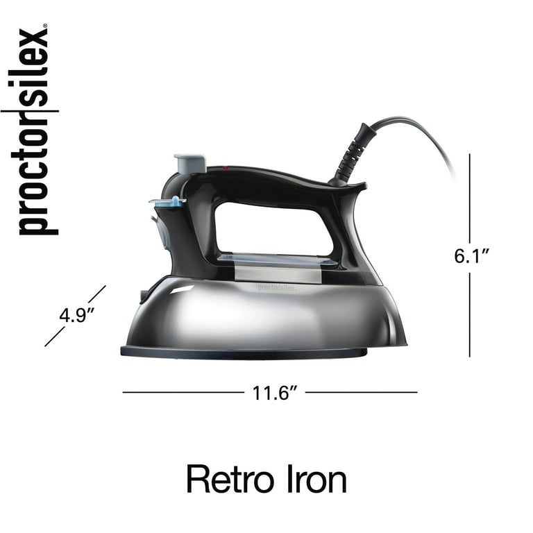 アメリカ　ビンテージ　アイロン　GE PROCTOR WESTERN Free Shipping! Proctor Silex Retro Iron, Model 17075 - Walmart.com