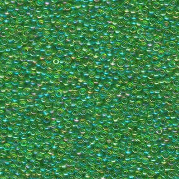 Transparent Light Green AB Miyuki Seed Beads 11/0 11-9259-TB