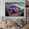 thumbnail image 2 of Designart Cherry Blossums Forest III Canvas Wall Art, 2 of 5