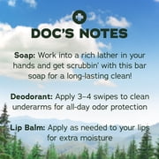 Dr. Squatch Holiday Gifts for Men – Mini Bar Soap, Mini Deodorant & Lip Balm – Wood Barrel Bourbon + Wild Watermelon (3-Pack)