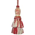 thumbnail image 1 of 123 Creations C091RD Toile-Red hand painted tassel, 1 of 1