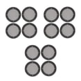 thumbnail image 6 of Worgeous 12 Pcs  Car Speaker Mesh Cover Grill Guard Decorative Circle Grille Protector Cover Tool Speaker Mesh For Car Black, 6 of 8