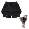 thumbnail image 1 of Gimnasio Short Con Licra Deportiva 2 En 1 Hombre Correr, 1 of 8