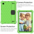 thumbnail image 2 of Kids Friendly Tablet Case for Samsung Galaxy Tab A8 10.5" SM-X200/SM-X205, Heavy Duty Wristband Shoulder Strap Crossbody Lanyard Cover with Kickstand Military Grade Anti-Drop Shockproof Case, Green, 2 of 6