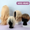 thumbnail image 2 of Black Female Foam Mannequin Head, Pro-Grade Lightweight and Sturdy, High-Quality Foam Durable Long-Lasting, Perfect Display Size, for Hairstyle Painting Model Hats Jewelry Display, 2 of 6
