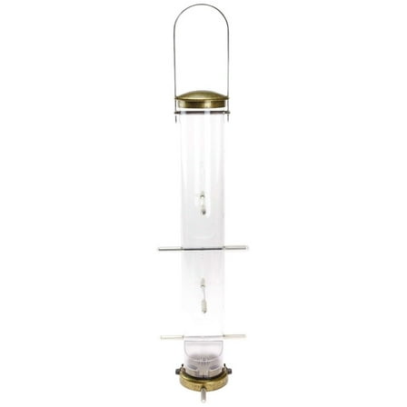 403 Quick-Clean Thistle Tube Feeder, Large - Antique Brass