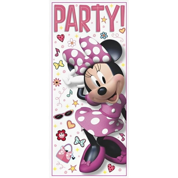 Disney Iconic Minnie Mouse Door Party 27'' x 60'' Poster