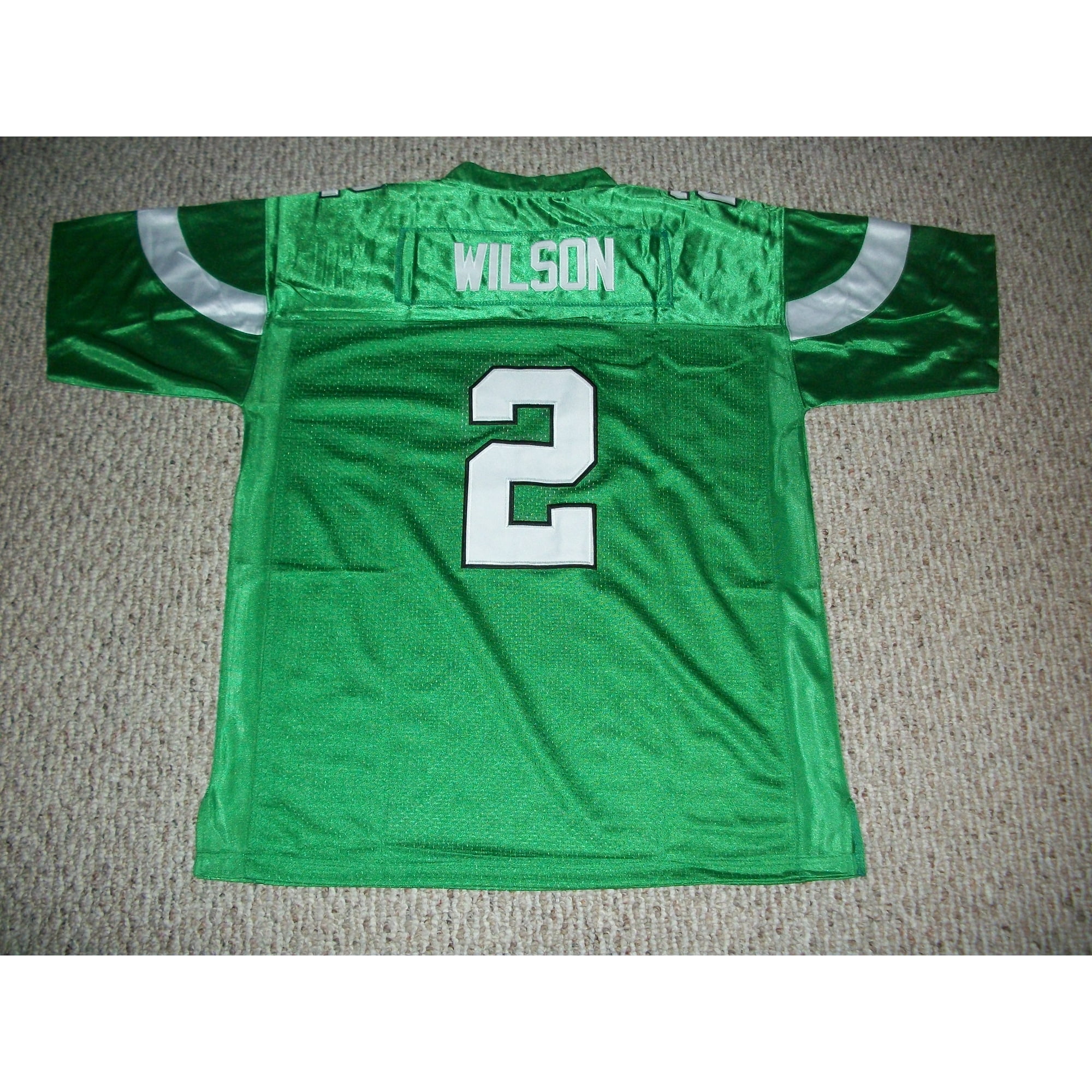 Unsigned Zach Wilson Jersey #2 New York Custom Stitched Green Football New  No Brands/Logos Sizes S-3XL